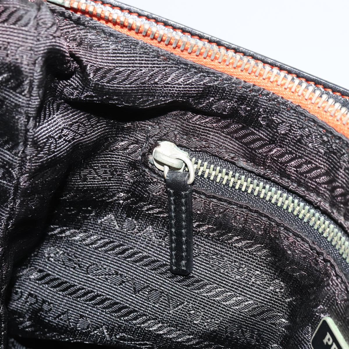 Prada Orange Nylon Shoulder Bag