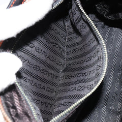 Prada Orange Nylon Shoulder Bag