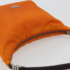 Prada Orange Nylon Shoulder Bag