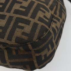 Fendi Brown Zucca Canvas Flap Shoulder Bag