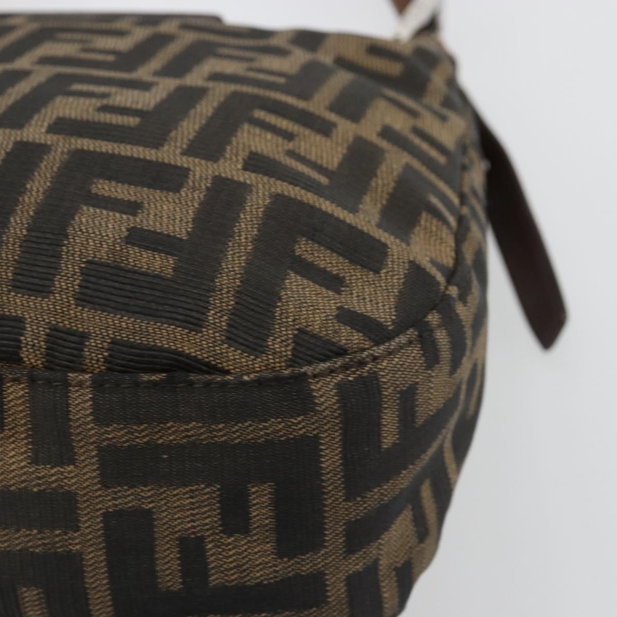 Fendi Brown Zucca Canvas Flap Shoulder Bag