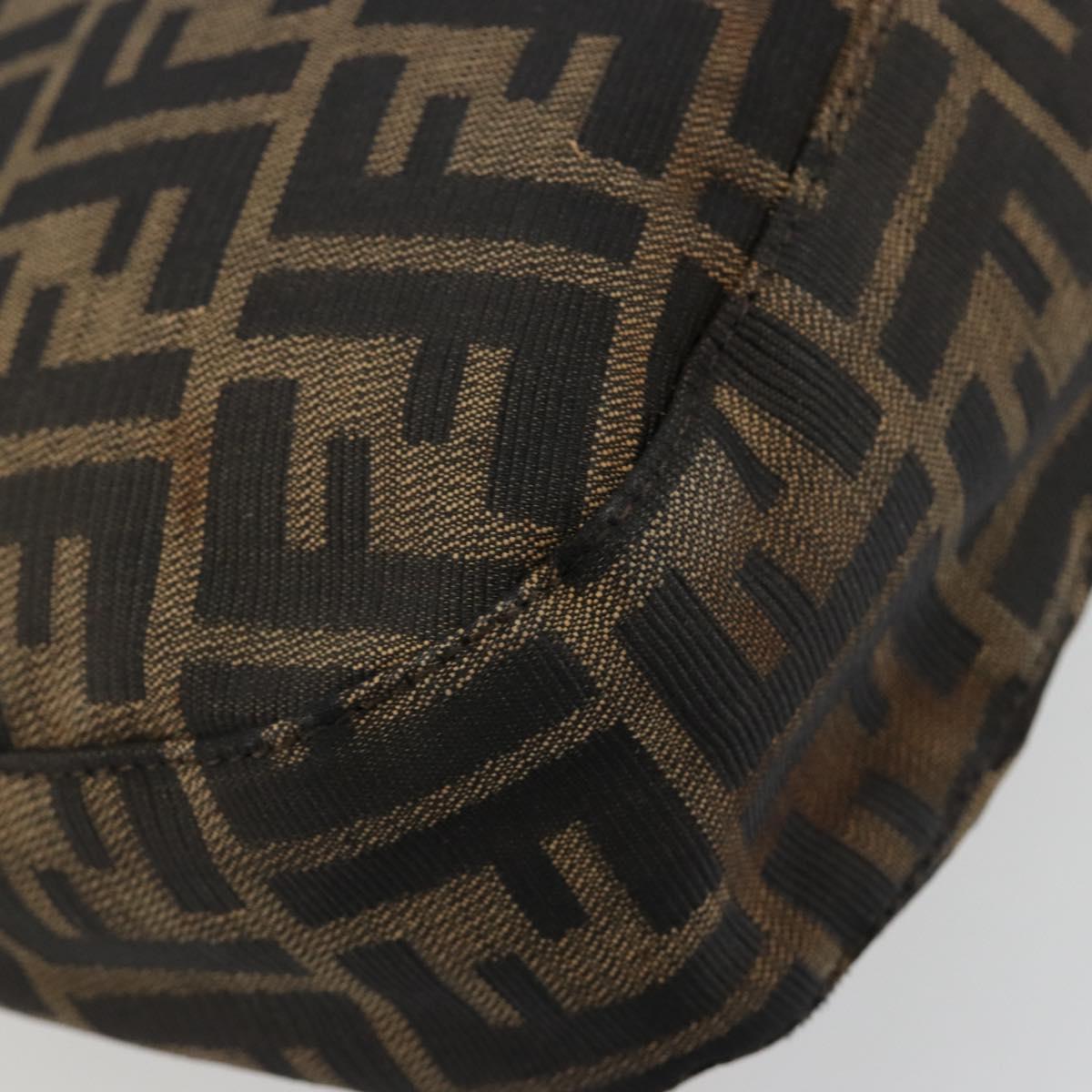 Fendi Brown Zucca Canvas Flap Shoulder Bag