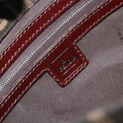 Fendi Brown Zucca Canvas Flap Shoulder Bag