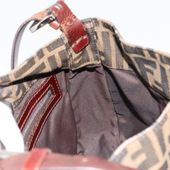Fendi Brown Zucca Canvas Flap Shoulder Bag