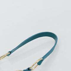 Yves Saint Laurent YSL Turquoise Suede Fringe Shoulder Bag