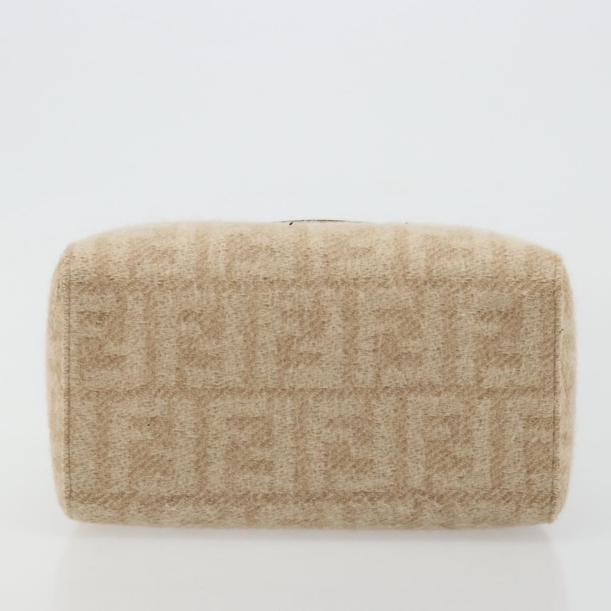 Fendi Wool Zucca Box Bag in Beige