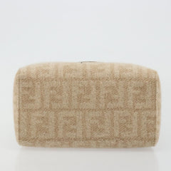 Fendi Wool Zucca Box Bag in Beige