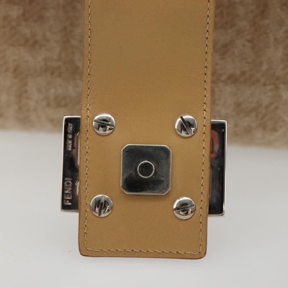 Fendi Wool Zucca Box Bag in Beige