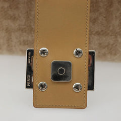 Fendi Wool Zucca Box Bag in Beige