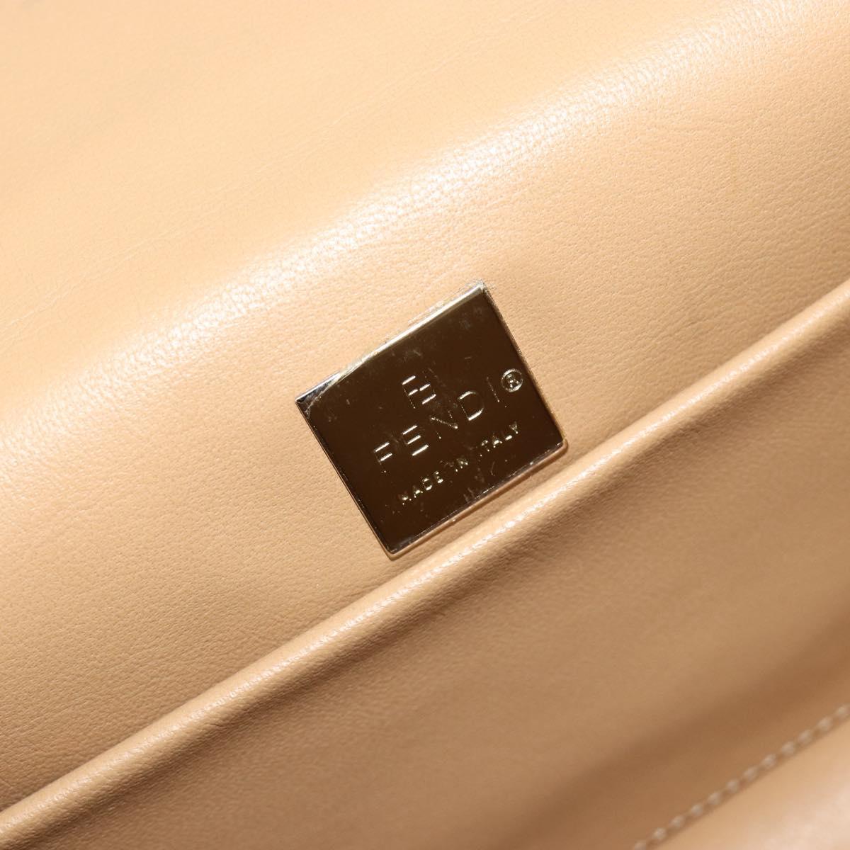 Fendi Wool Zucca Box Bag in Beige