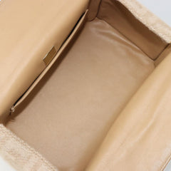 Fendi Wool Zucca Box Bag in Beige