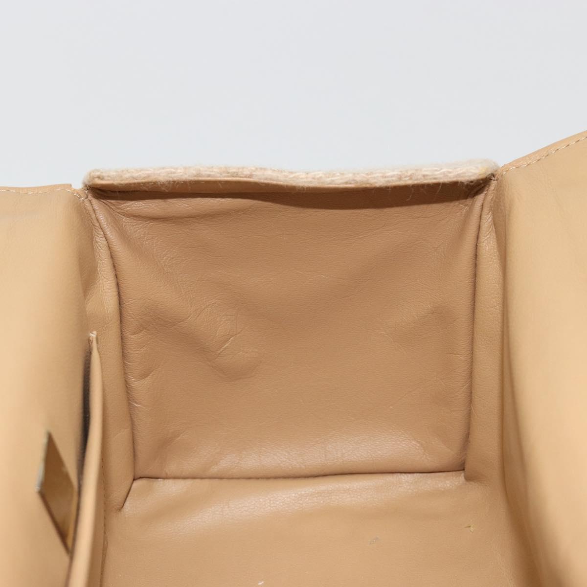Fendi Wool Zucca Box Bag in Beige