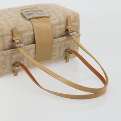 Fendi Wool Zucca Box Bag in Beige