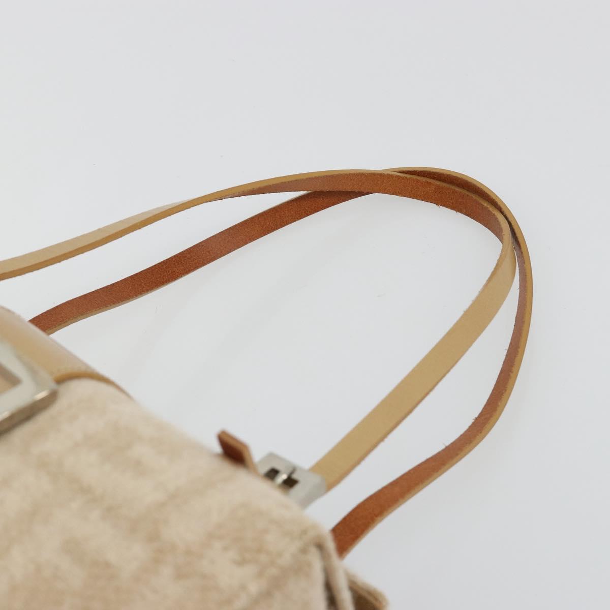 Fendi Wool Zucca Box Bag in Beige
