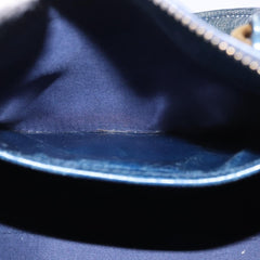 Miu Miu Vitello Lux Bauletto Bag Navy