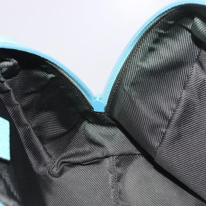 Gucci GG Monogram & Teal Canvas Top Handle Bag