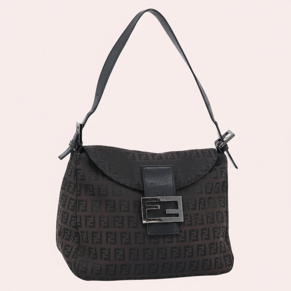 Fendi Zucchino Canvas Mamma Baguette