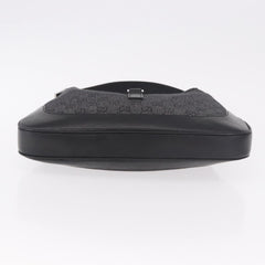 Gucci GG Canvas Jackie Shoulder Bag Black