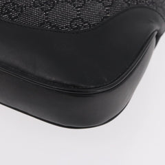Gucci GG Canvas Jackie Shoulder Bag Black