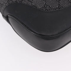 Gucci GG Canvas Jackie Shoulder Bag Black