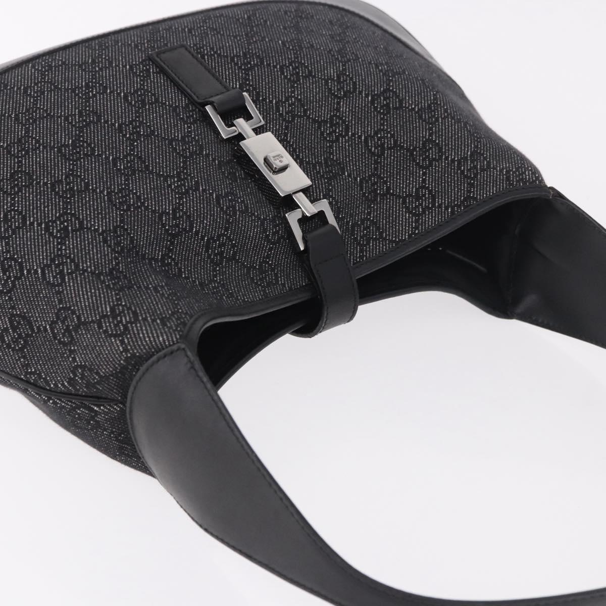 Gucci GG Canvas Jackie Shoulder Bag Black