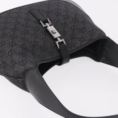 Gucci GG Canvas Jackie Shoulder Bag Black