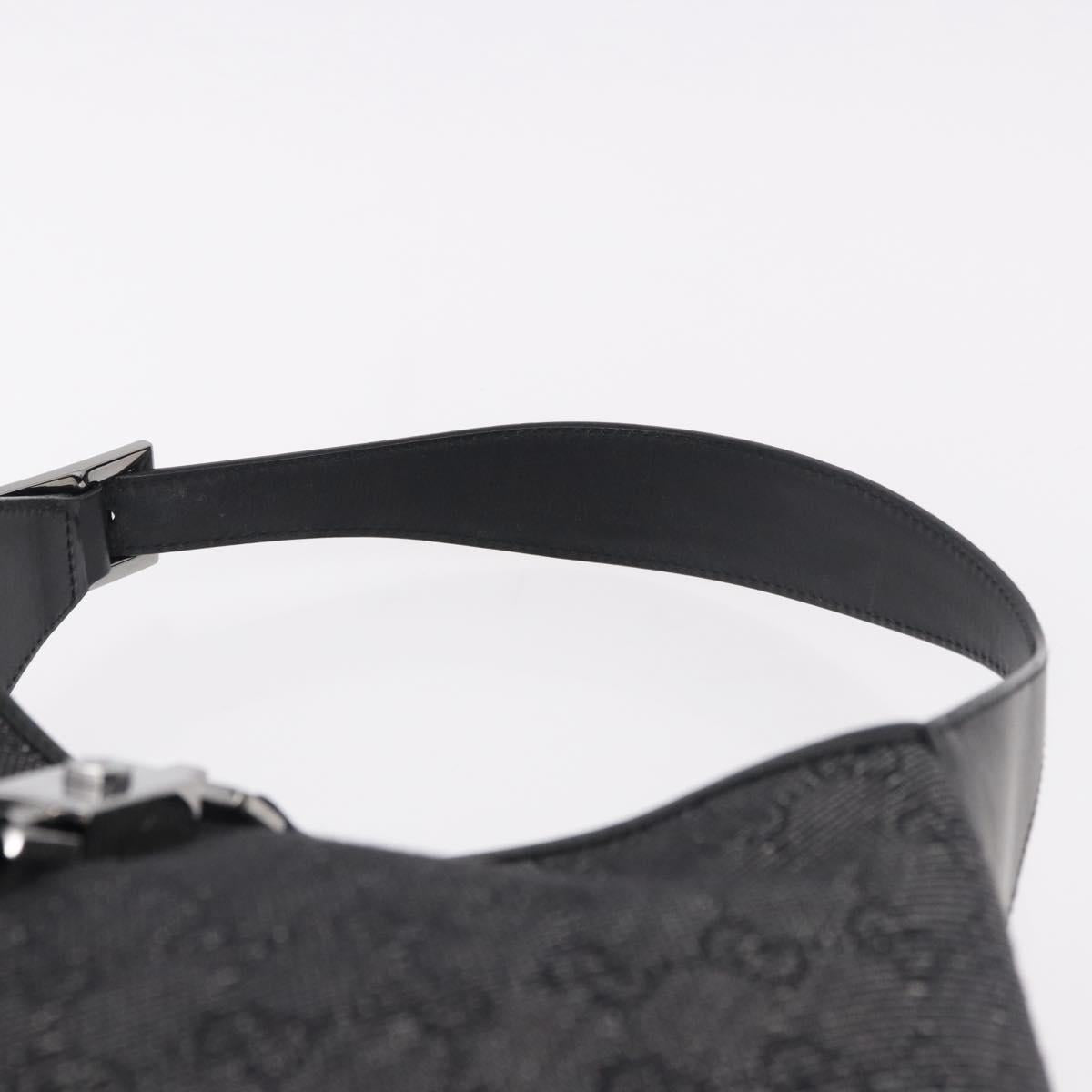 Gucci GG Canvas Jackie Shoulder Bag Black