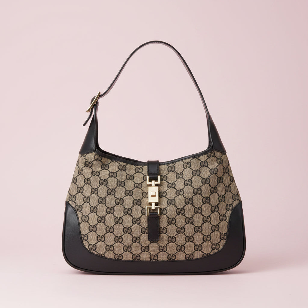 Gucci GG Canvas Jackie Shoulder Bag