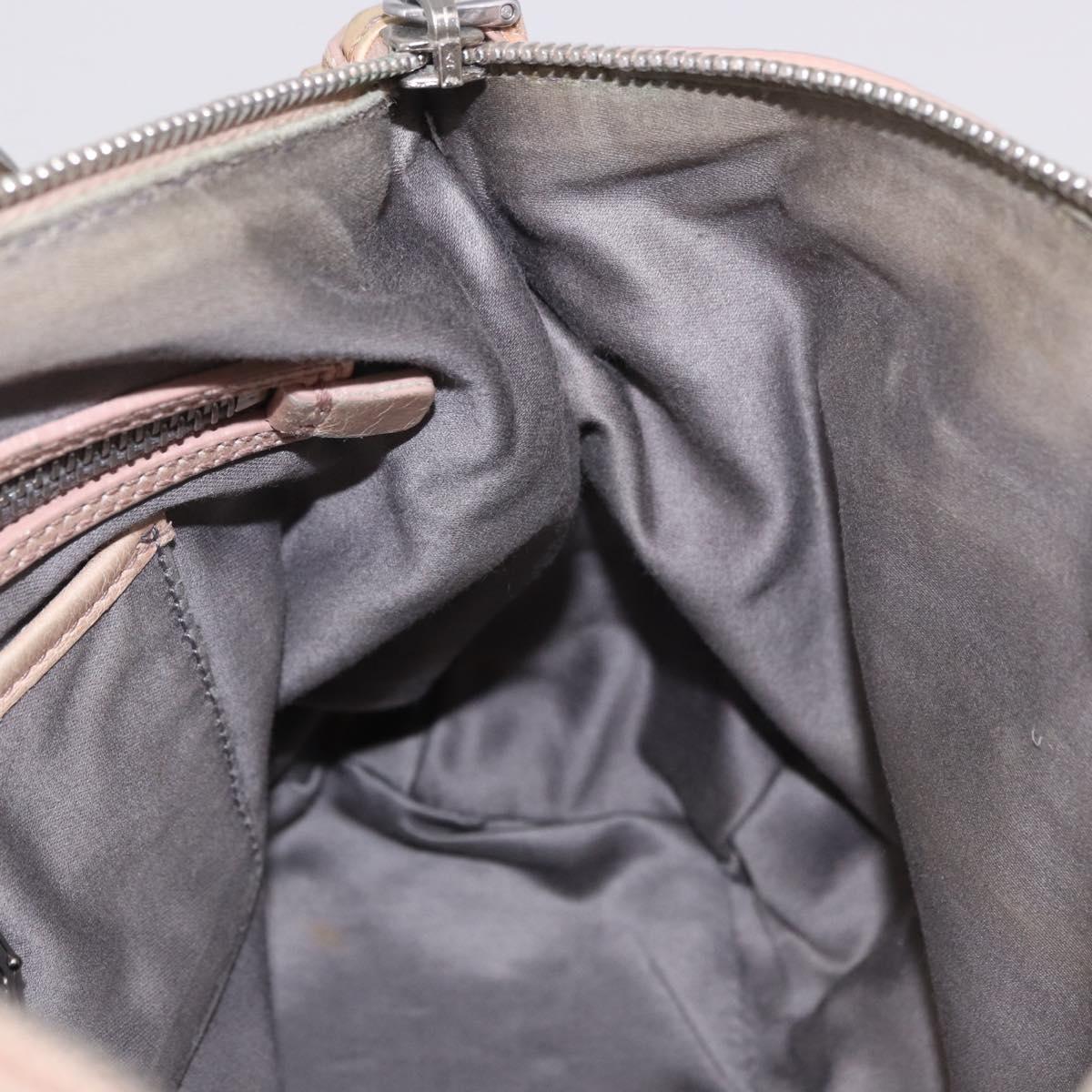 Miu Miu Beige Leather Two Way Bag