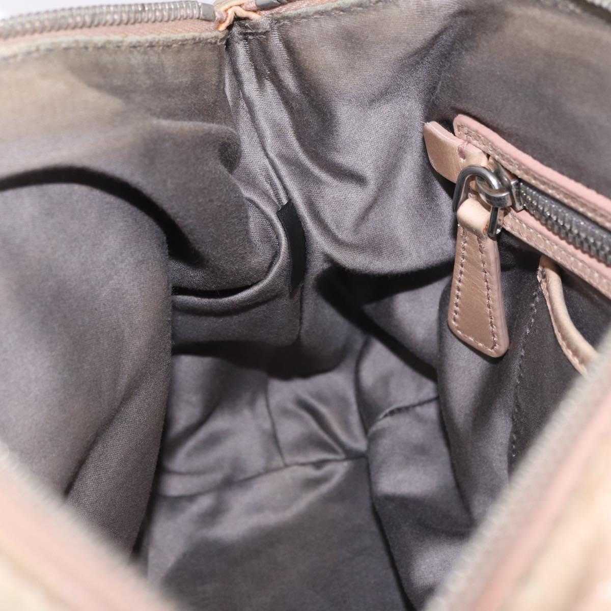 Miu Miu Beige Leather Two Way Bag