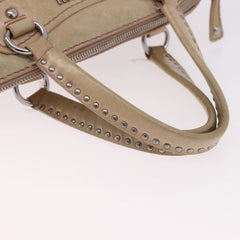 Miu Miu Beige Leather Two Way Bag