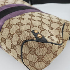Tom Ford Era Gucci GG Canvas Horsebit Bag