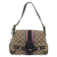 Tom Ford Era Gucci GG Canvas Horsebit Bag