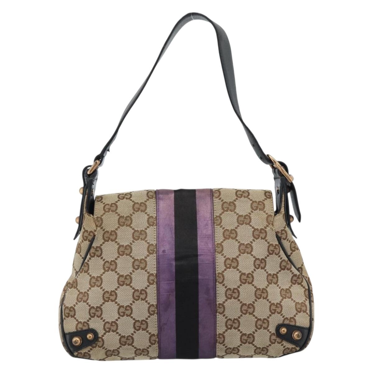 Tom Ford Era Gucci GG Canvas Horsebit Bag