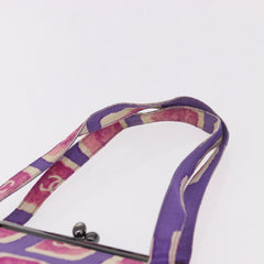 Chanel Hand Bag Satin Purple
