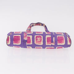 Chanel Hand Bag Satin Purple