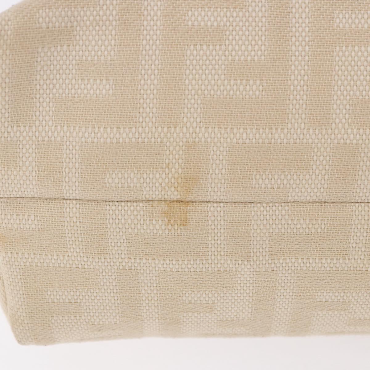 Fendi Beige Zucca Canvas Mamma Baguette