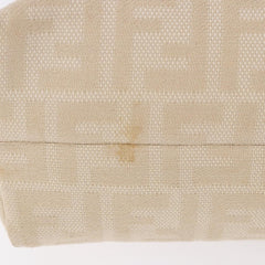 Fendi Beige Zucca Canvas Mamma Baguette