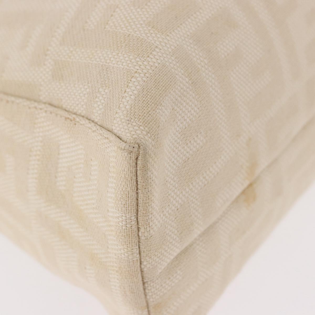 Fendi Beige Zucca Canvas Mamma Baguette