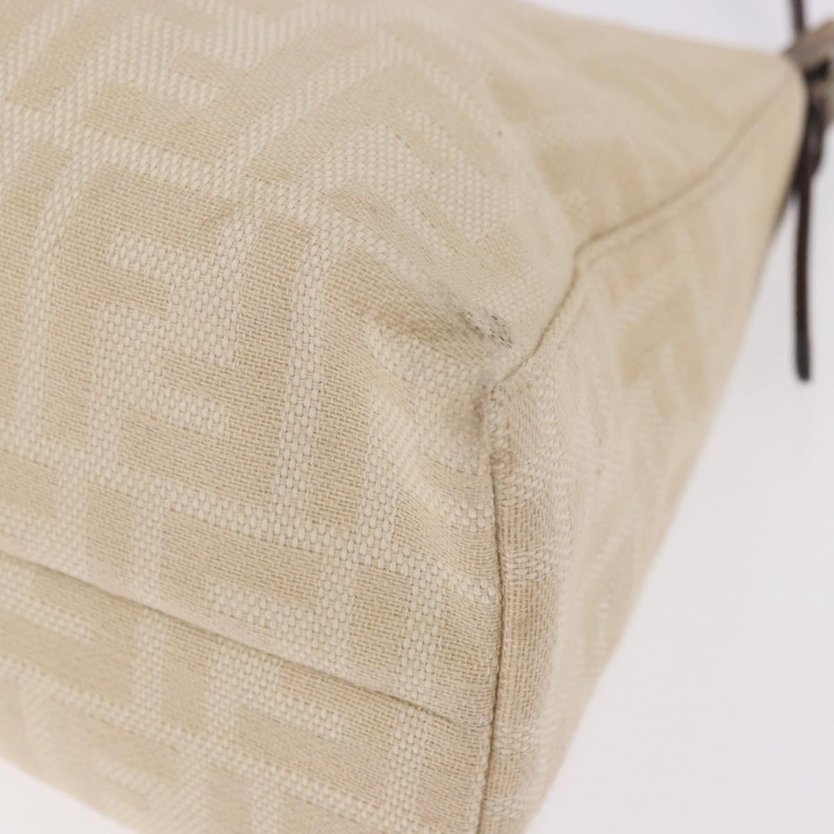 Fendi Beige Zucca Canvas Mamma Baguette
