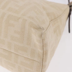 Fendi Beige Zucca Canvas Mamma Baguette