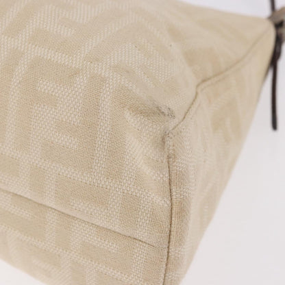 Fendi Beige Zucca Canvas Mamma Baguette