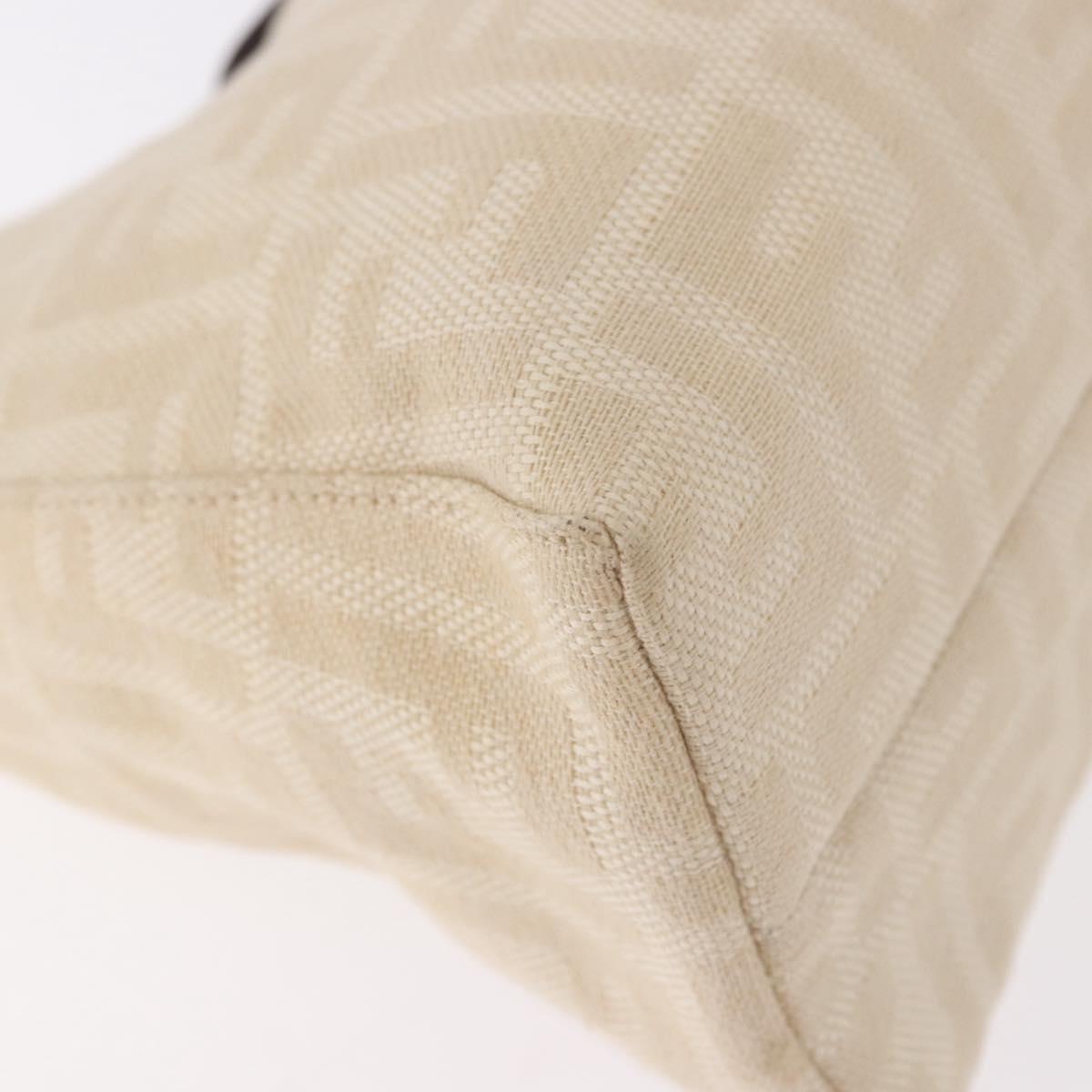 Fendi Beige Zucca Canvas Mamma Baguette