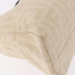 Fendi Beige Zucca Canvas Mamma Baguette
