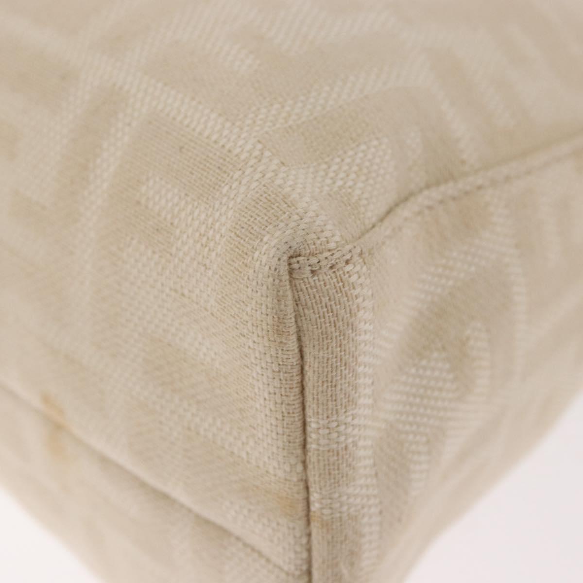 Fendi Beige Zucca Canvas Mamma Baguette