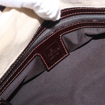 Fendi Beige Zucca Canvas Mamma Baguette