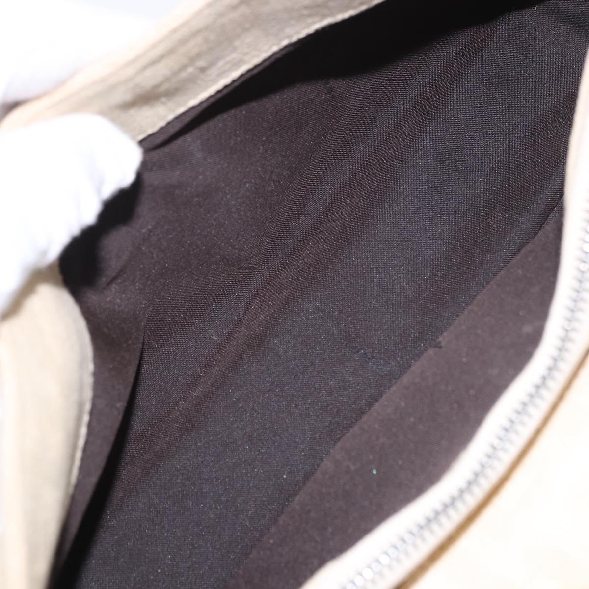 Fendi Beige Zucca Canvas Mamma Baguette