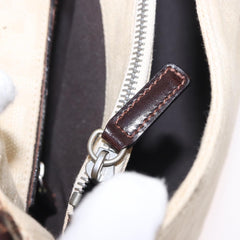 Fendi Beige Zucca Canvas Mamma Baguette
