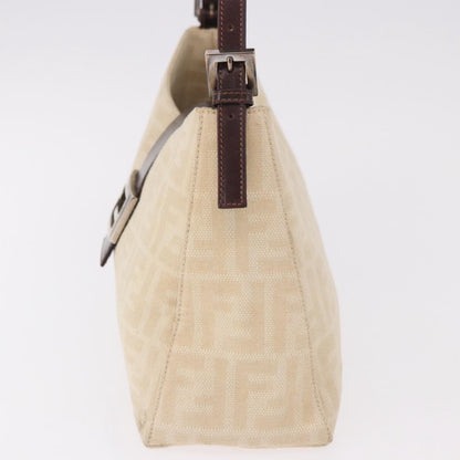 Fendi Beige Zucca Canvas Mamma Baguette