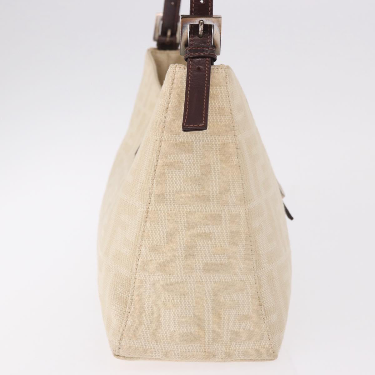 Fendi Beige Zucca Canvas Mamma Baguette
